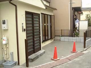 玄関、サッシリフォーム