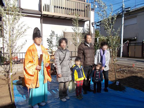 地鎮祭終了及びその後