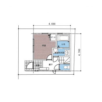 12坪 3LDK3階建て間取りプラン