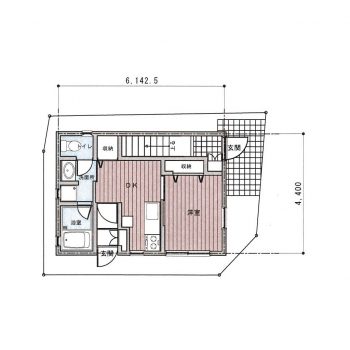 15坪 距離感を考えた完全独立型二世帯住宅の間取り