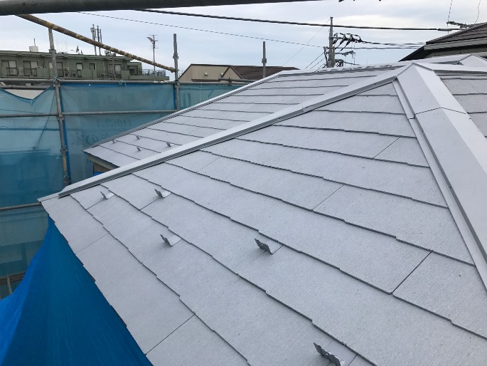 屋根遮熱コロニアル葺き 