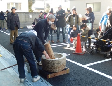 町内会の「お餅つき」