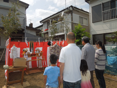 ２日続けて「地鎮祭」渡辺ハウジングとお客様の家づくりが、いよいよ始まります！