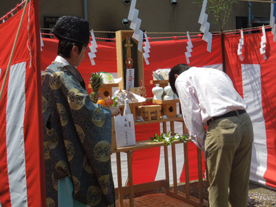 「地鎮祭」天候に恵まれました！無事に工事が進みますように！