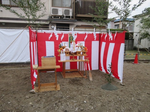 地鎮祭を執り行ないました